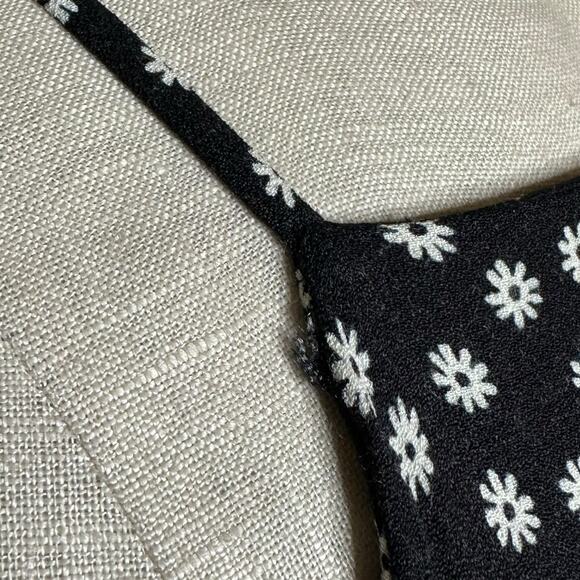 REFORMATION Black White Daisy Roman Midi Dress Slip Style Women's Size 4 FLAWED - Picture 6 of 10